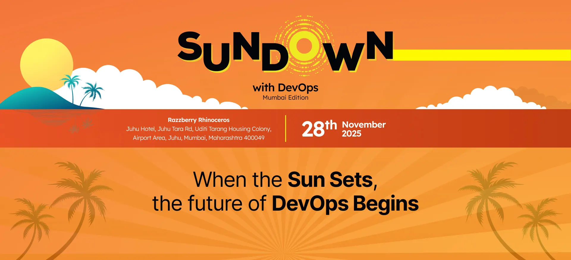 Hotel Razzberry Rhinoceros
Juhu Hotel, Juhu Tara Rd,
Uditi Tarang Housing Colony, Airport Area,
Juhu, Mumbai, Maharashtra 400049 | 28 November 2025 